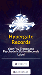 Mobile Screenshot of hypergate-records.com