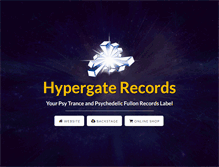 Tablet Screenshot of hypergate-records.com